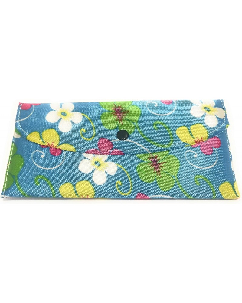 Blue with flowers womans wallet $8.38 Wallets