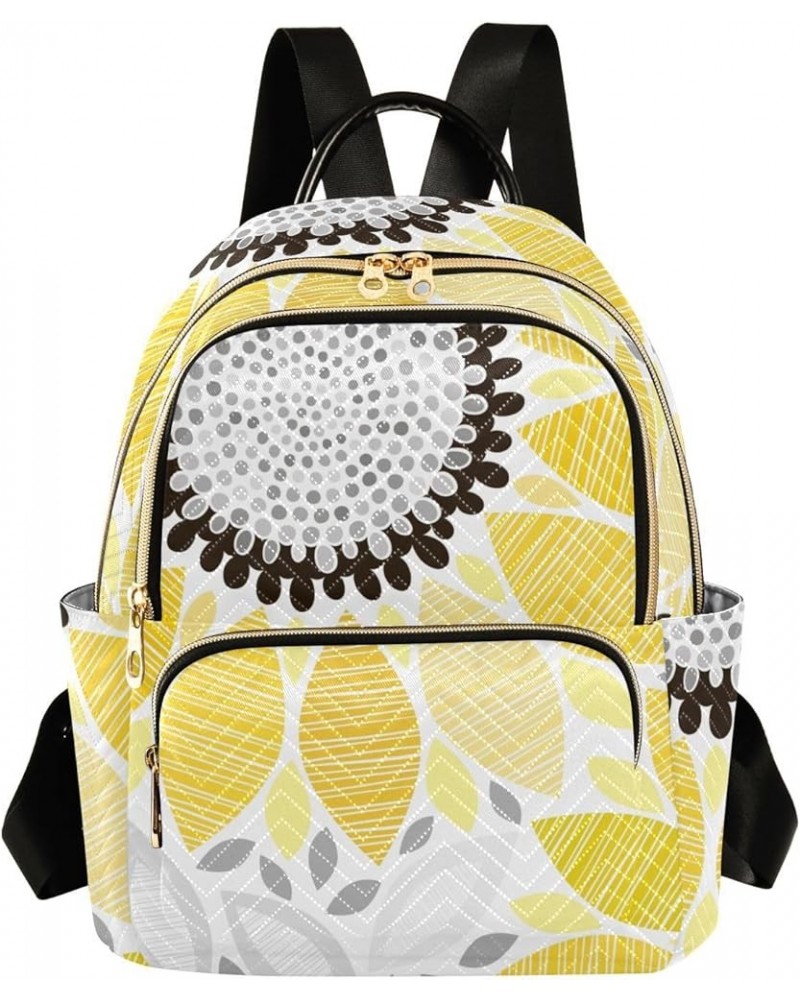 Sunflower Women's Backpack Wallet Casual Small Backpack Fashion Women's Travel Bag School Backpack Color041 Small $16.73 Back...