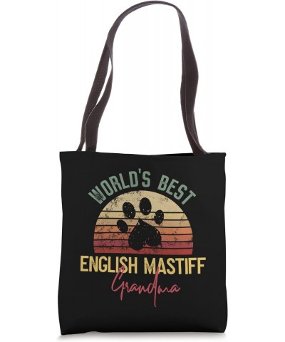 World´s Best English Mastiff Grandma Tote Bag $12.21 Totes