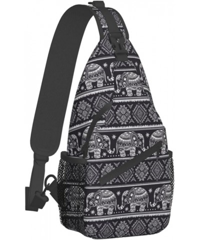 Sling Bag, Wild Horses Crossbody Sling Backpack Travel Hiking Chest Bag Daypack For Purses Shoulder Body Bag Women Men'S Boho...