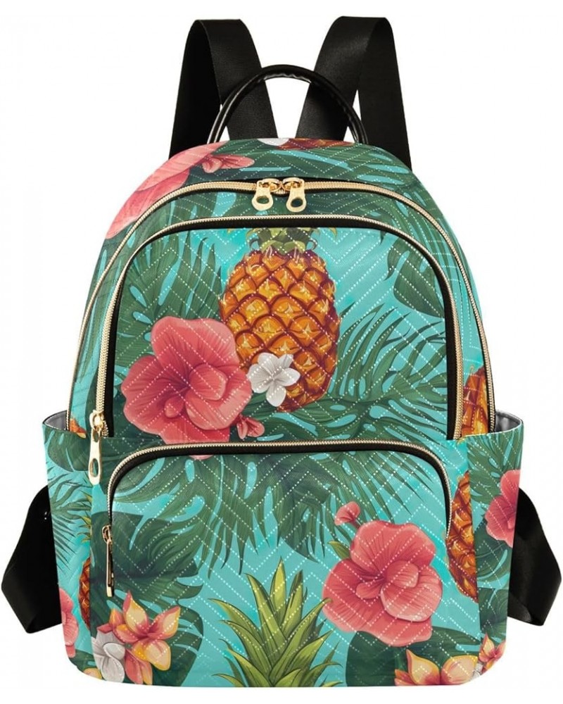 Tropical Pineapples Backpack Purse for Women Fashion Travel Bag Ladies Shoulder Bags Back Pack HandBag Lady Gifts,M Medium $1...