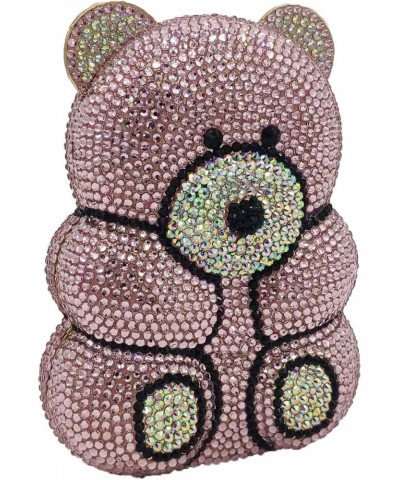 Bear Evening Bags and Clutches for Women Formal Party Cocktail Rhinestone Minaudiere Animal Purse Handbag $48.59 Evening Bags