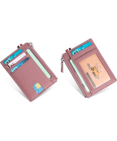 Women's Leather Wallet B-pink $10.25 Wallets