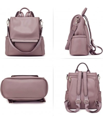 Womens Backpack Purse Fashion Leather Large Travel Bag Ladies Shoulder Bags Black 1-3 Brownish Purple $25.54 Backpacks