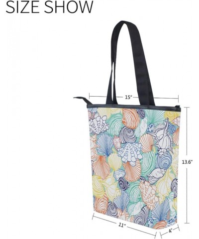 Canvas Tote Bag for Women with Zipper Pocket,Canvas Tote Purse Gym Tote Bag Shopping Tote Bag 2 $12.22 Totes