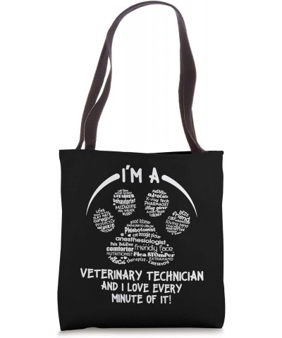 Veterinary Technician Appreciation Vet Tech Tote Bag $14.39 Totes