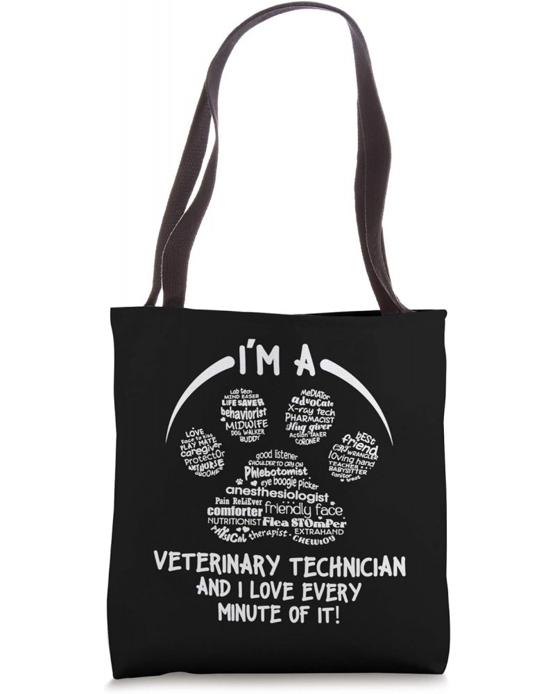 Veterinary Technician Appreciation Vet Tech Tote Bag $14.39 Totes