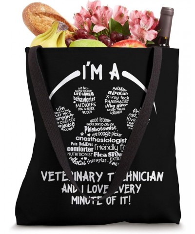 Veterinary Technician Appreciation Vet Tech Tote Bag $14.39 Totes