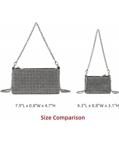 Rhinestone Purse for Women Crystal Crossbody Bag Glitter Mini Clutch Purse Bling Small Handbag for Party Small Red $12.14 Eve...