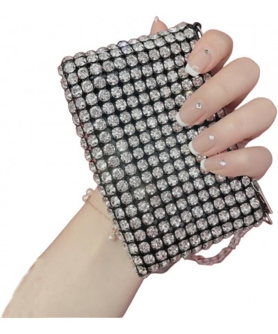 Rhinestone Purse for Women Crystal Crossbody Bag Glitter Mini Clutch Purse Bling Small Handbag for Party Small Red $12.14 Eve...