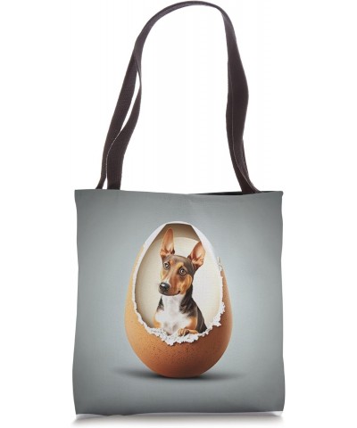 Funny dog in the egg Design dog owner Humor Sarcastic puppie Tote Bag $11.72 Totes