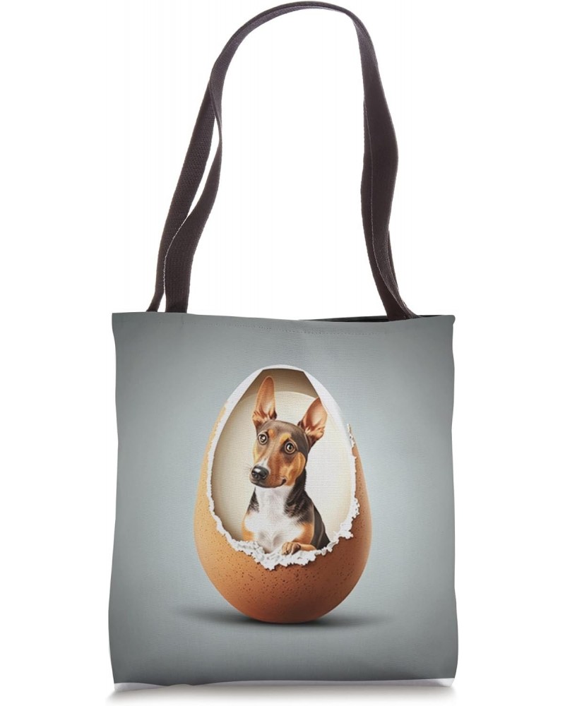 Funny dog in the egg Design dog owner Humor Sarcastic puppie Tote Bag $11.72 Totes