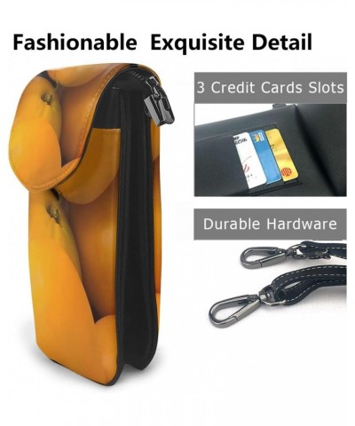 Fresh Mangoes Crossbody, Zippered Cell Phone Wallet With Card Slot, Removable Shoulder Strap, 7.6 X 4.9 Inches $16.17 Crossbo...