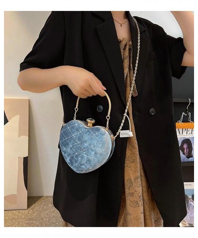 Women Heart Shaped Handbag Wedding Party Evening Bag Clutch Purse Designer Bag Cocktail Prom Satchel Crossbody Purse Brown $1...