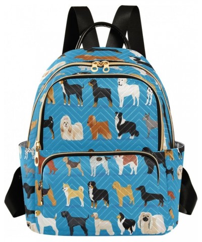 Lovely Puppy Dog Animal Women Backpack Purse Ladies Fashion Shoulder Bag Daypack Travel Bag 10L $20.99 Backpacks