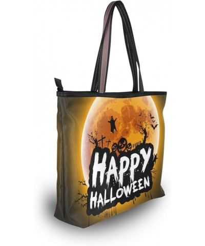 Tote Bag Women Handbag Tote Handbag for Women Hobo Bag Printed Handbag Tote Bag Halloween $11.72 Totes