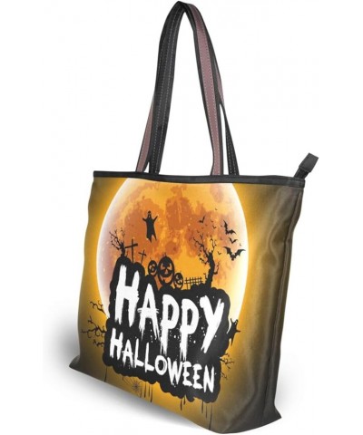 Tote Bag Women Handbag Tote Handbag for Women Hobo Bag Printed Handbag Tote Bag Halloween $11.72 Totes