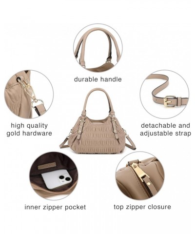 Purses for Women, Bow Quilted Handbags Purse, Vintage Faux Leather Crossbody Bags for Women w/Chain Strap, H1048 Khaki D $26....