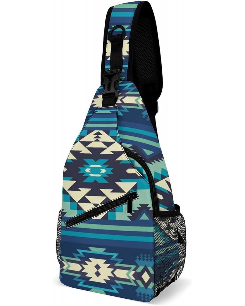 Southwestern Native American Aztec Navajo Indian Sling Bags Men And Women Shoulder Backpack Chest Bag Cross Body Chest Sling ...