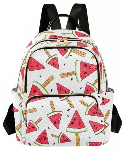 Watermelons Fruits Backpack Purse for Women Lightweight Back Pack Casual Daypack Travel Shoulder Bag Bookbag - S Small Multi0...