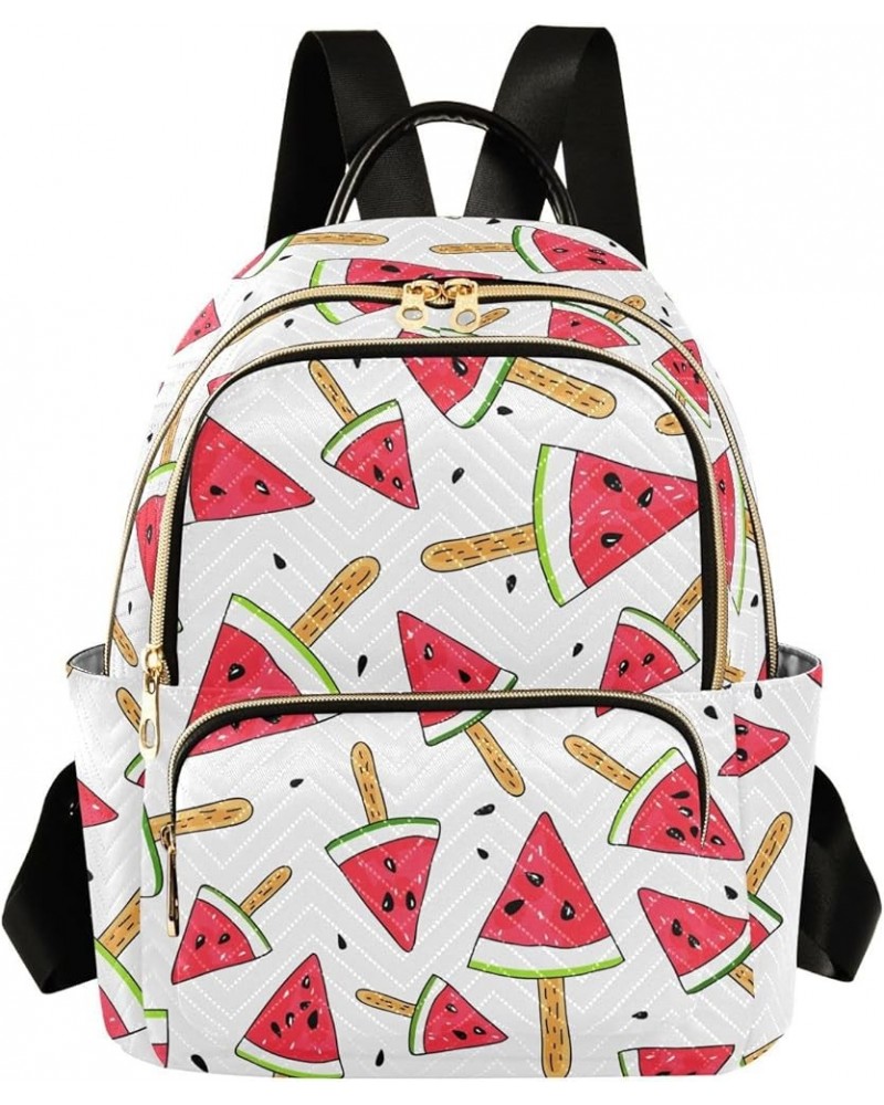 Watermelons Fruits Backpack Purse for Women Lightweight Back Pack Casual Daypack Travel Shoulder Bag Bookbag - S Small Multi0...