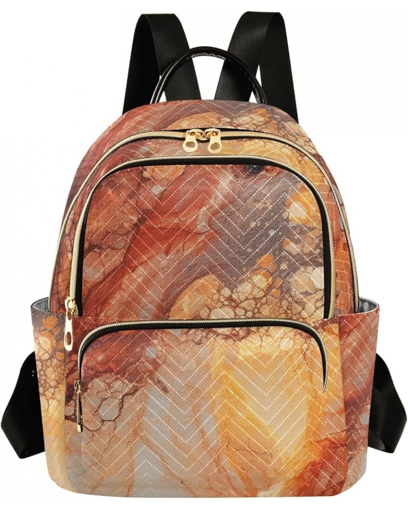 Crack Marble Fashion Backpack Purse Ladies Fashion Rucksack Travel Shoulder Bag Casual Daily Backpack Work Bag Medium $15.54 ...