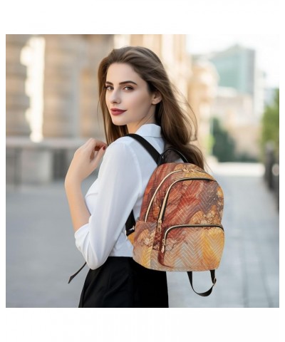 Crack Marble Fashion Backpack Purse Ladies Fashion Rucksack Travel Shoulder Bag Casual Daily Backpack Work Bag Medium $15.54 ...