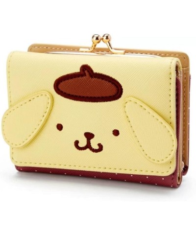 11cm Cartoon Anime My Melody Cinnamoroll Purin Dog Kawaii Pu Wallet Cute Modeling Zipper Folded Card Case Woman Wallet MyMelo...