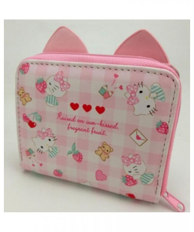 11cm Cartoon Anime My Melody Cinnamoroll Purin Dog Kawaii Pu Wallet Cute Modeling Zipper Folded Card Case Woman Wallet MyMelo...