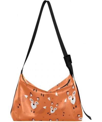 Cute Fox Pattern Foxy Endless Women Crossbody Purses Waterproof Womens Large Tote Bag Sport Sling Bag $17.81 Totes