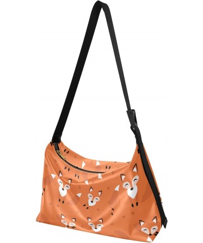 Cute Fox Pattern Foxy Endless Women Crossbody Purses Waterproof Womens Large Tote Bag Sport Sling Bag $17.81 Totes