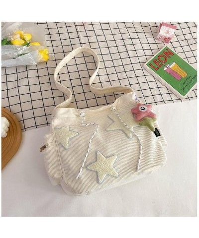 Star Tote Hobo Bag Women Aesthetic Messenger Cute Bag Handbag Large Capacity Tote Shoulder Bag Casual Crossbody White $12.32 ...