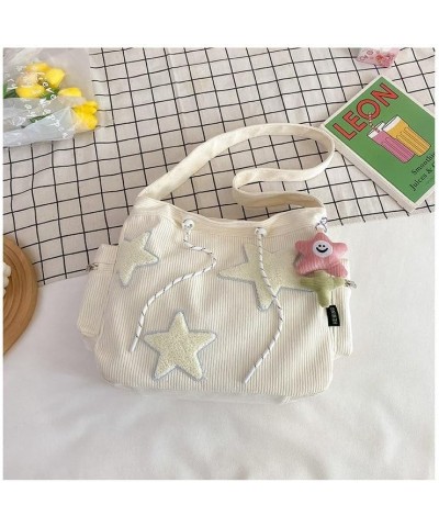 Star Tote Hobo Bag Women Aesthetic Messenger Cute Bag Handbag Large Capacity Tote Shoulder Bag Casual Crossbody White $12.32 ...