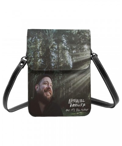 Nathaniel Rateliff & The Night Sweats Small Cell Phone Purse Female Cell Phone Purse Clutch Handbag Black $15.95 Crossbody Bags