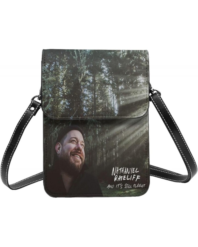 Nathaniel Rateliff & The Night Sweats Small Cell Phone Purse Female Cell Phone Purse Clutch Handbag Black $15.95 Crossbody Bags