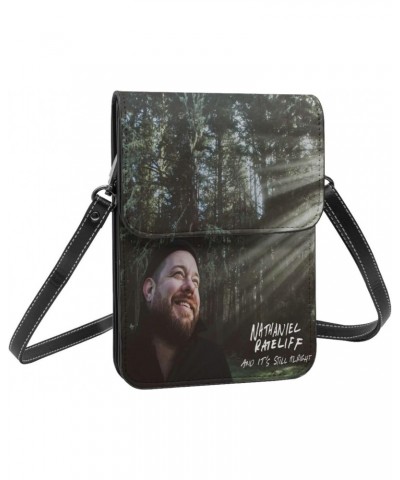 Nathaniel Rateliff & The Night Sweats Small Cell Phone Purse Female Cell Phone Purse Clutch Handbag Black $15.95 Crossbody Bags