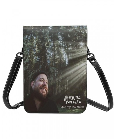 Nathaniel Rateliff & The Night Sweats Small Cell Phone Purse Female Cell Phone Purse Clutch Handbag Black $15.95 Crossbody Bags