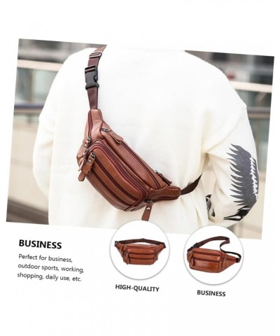 Mens Crossbody Bag 1pc Satchel Chest Shoulder Backpack Chest Bag for Men Crossbody Bag Sling Bag Waist Bag for Men Wallet Out...