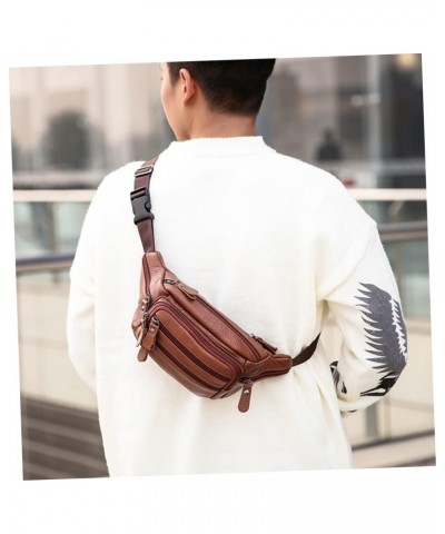 Mens Crossbody Bag 1pc Satchel Chest Shoulder Backpack Chest Bag for Men Crossbody Bag Sling Bag Waist Bag for Men Wallet Out...