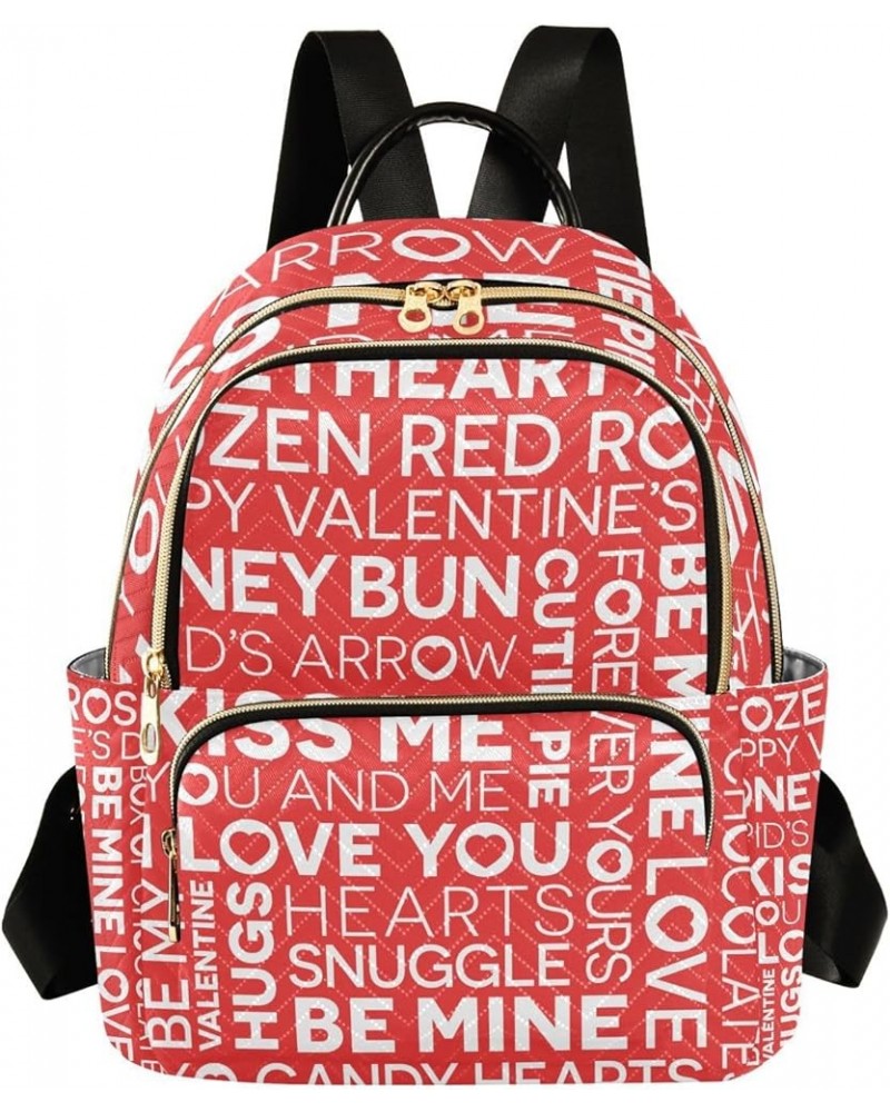 Women Backpack Be Mine Love Anti-Theft Travel Backpack with Luggage Belt Lightweight Handbag Roomy Double Zipper Weekend Bag ...