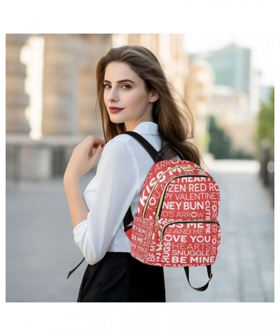 Women Backpack Be Mine Love Anti-Theft Travel Backpack with Luggage Belt Lightweight Handbag Roomy Double Zipper Weekend Bag ...