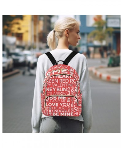 Women Backpack Be Mine Love Anti-Theft Travel Backpack with Luggage Belt Lightweight Handbag Roomy Double Zipper Weekend Bag ...