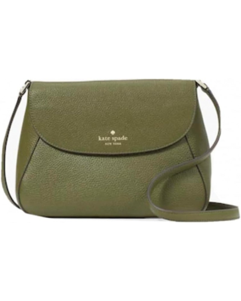 Kate Spade Monica Leather Crossbody Enchanted Green $51.51 Crossbody Bags