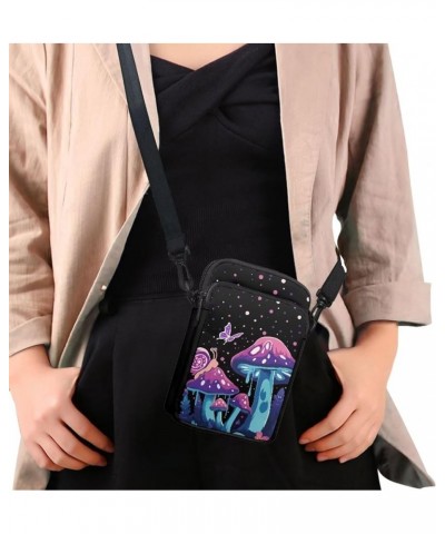 Double Layer Shoulder Bag for Women Men Girls Boys Over 5 Mushroom Snail $9.24 Shoulder Bags