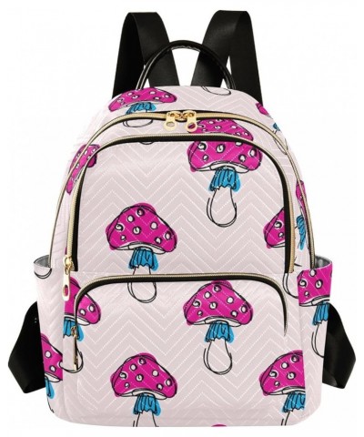 Mini Backpack Purse for Women Lightweight Girls Small Size Mushroom Print 1 School Teens College Traveling Medium $16.82 Back...