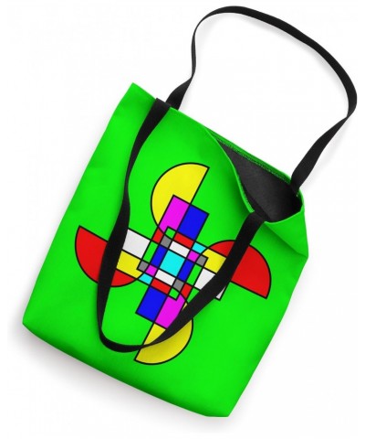 Minimalistic Aesthetic - Pop Color Graphic Green Background Tote Bag $11.70 Totes