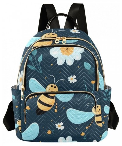 Mini Backpack Purse for Women, Cute Bees Travel Bag Casual Daypack Shoulder Bag Medium $12.80 Backpacks