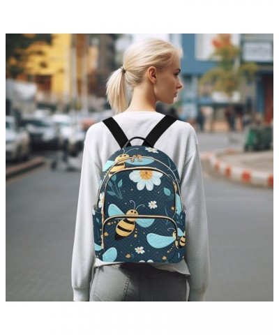 Mini Backpack Purse for Women, Cute Bees Travel Bag Casual Daypack Shoulder Bag Medium $12.80 Backpacks