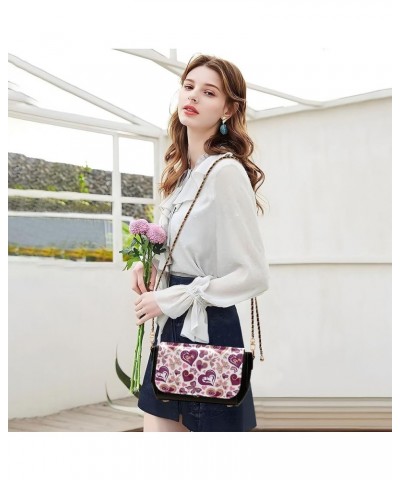 Crossbody Bags for Women Trendy Women's Black Shoulder Bag Small PU Leather Flap Cross Body Bag Handbags Pattern10 $18.85 Cro...