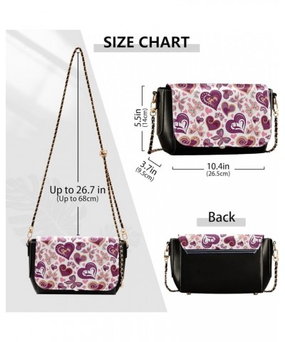 Crossbody Bags for Women Trendy Women's Black Shoulder Bag Small PU Leather Flap Cross Body Bag Handbags Pattern10 $18.85 Cro...